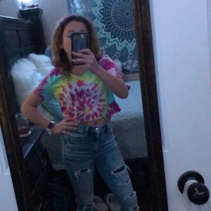 Tie dye crop top